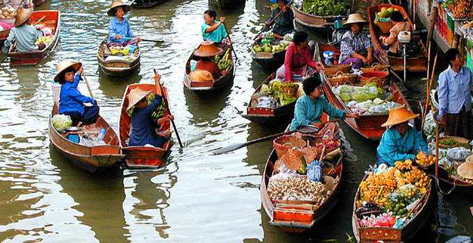 Can Tho Floating market